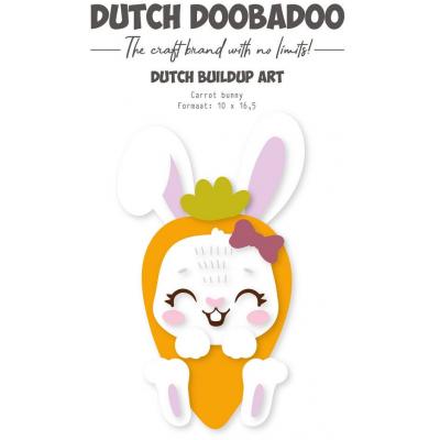 Dutch Doobadoo Stencil - Carrot Bunny