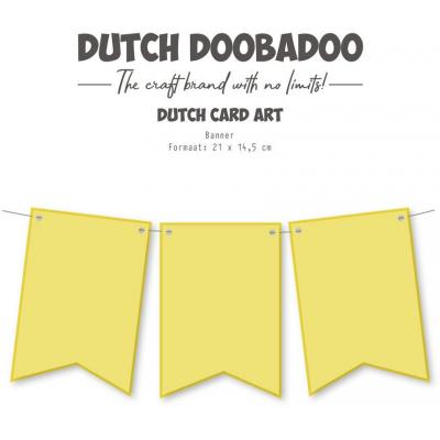 Dutch Doobadoo Card Art  Stencil - Banner