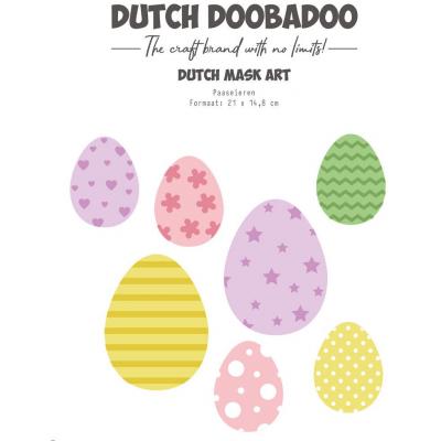 Dutch Doobadoo Mask Art Stencil - Easter Eggs