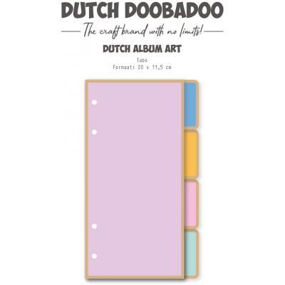 Dutch Doobadoo Stencil - Album Art Tabs