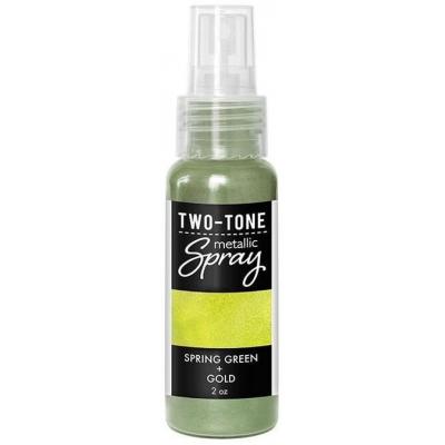 Hero Arts Two-Tone Metallic Spray - Spring Green + Gold