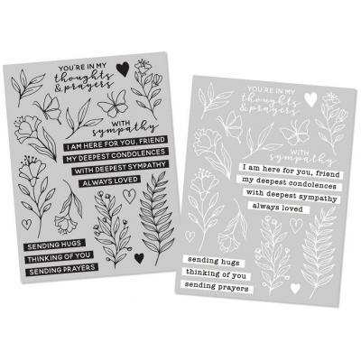 Hero Arts Rub On Transfers - With Sympathy