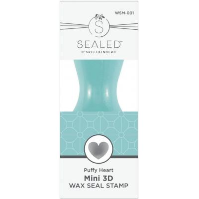 Spellbinders Paper Arts Mini 3D Wax Seal - Puffy Heart