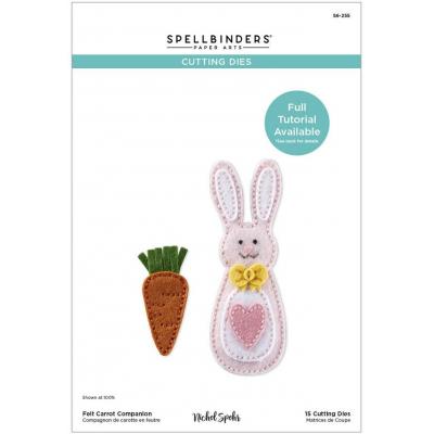 Spellbinders Paper Arts Etched Dies - Felt Carrot Companion