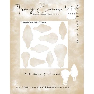 Tracy Evans Stencil - Bulb Mix