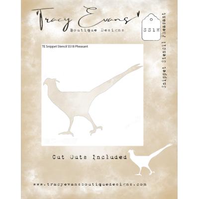 Tracy Evans Stencil - Pheasant