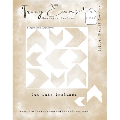 Tracy Evans Stencil - Chevrons
