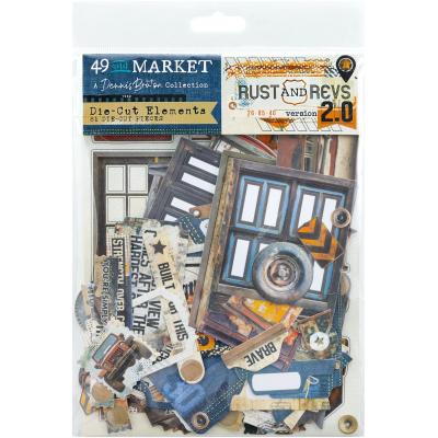 49 and Market Rust & Revs 2.0 - Die-Cut Elements
