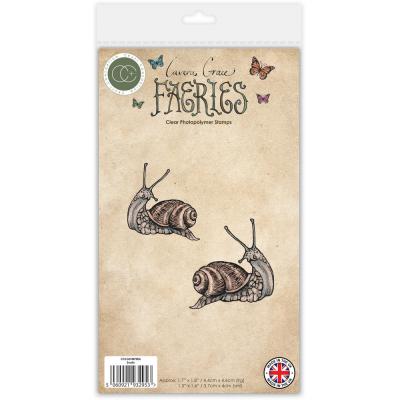 Craft Consortium Fairies Stempel - Snails
