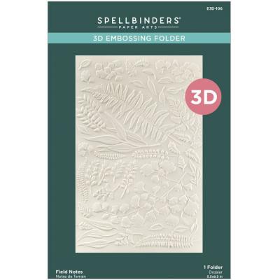 Spellbinders Paper Arts Embossing Folder - Field Notes