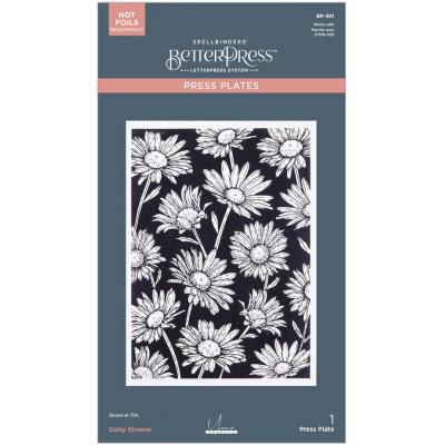 Spellbinders Paper Arts Press Plate - Daisy Shower