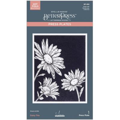 Spellbinders Paper Arts Press Plate - Daisy Trio