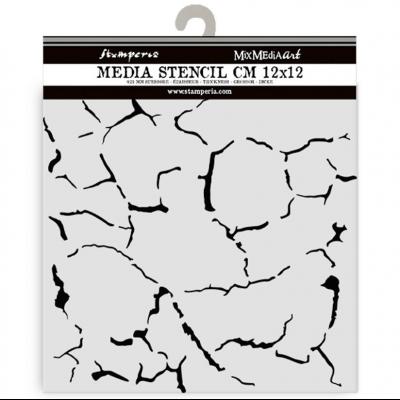 Stamperia Silent Sea Stencil - Crackle Pattern