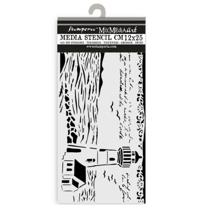 Stamperia Silent Sea Stencil - Lighthouse