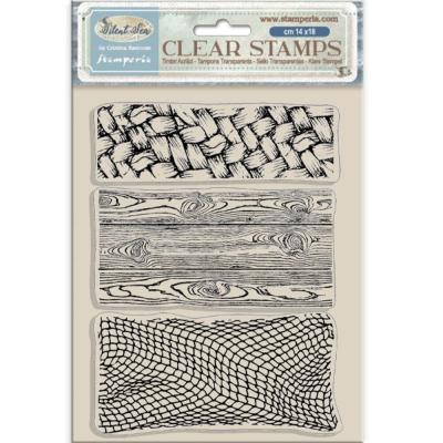 Stamperia Silent Sea Stempel - 3 Textures