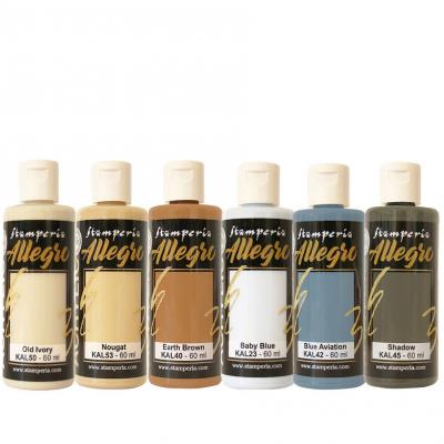 Stamperia Silent Sea - Allegro Paint Kit
