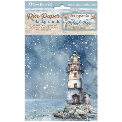 Stamperia Silent Sea - Rice Paper Backgrounds
