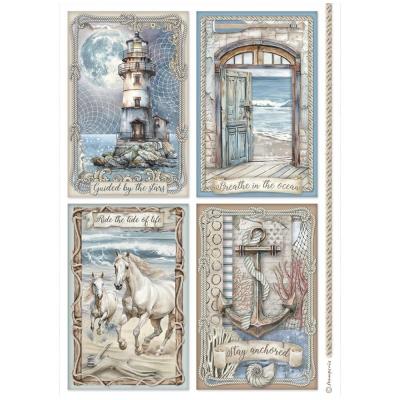 Stamperia Silent Sea - 4 Cards
