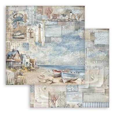 Stamperia Silent Sea Designpapier - Landscape