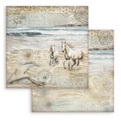 Stamperia Silent Sea Designpapier - Horses