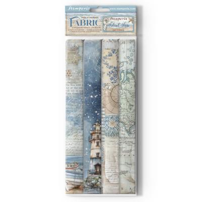Stamperia Silent Sea - Fabric Sheet
