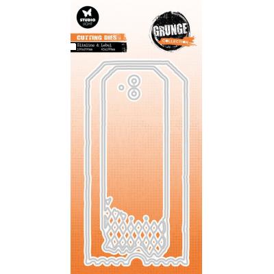 StudioLight Cutting Dies - Slimeline & Label