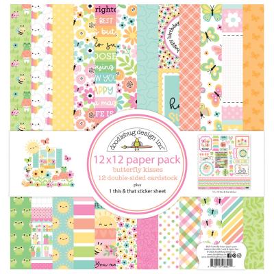 Doodlebug Design Butterfly Kisses - Paper Pack