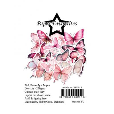 Paper Favourites Die-Cuts - Pink Butterfly