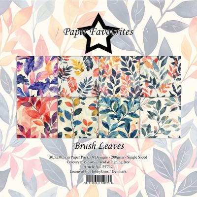 Paper Favourites Paper Pad - Brush Leaves