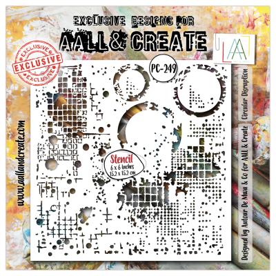 Aall and Create Stencil - Circular Disruption