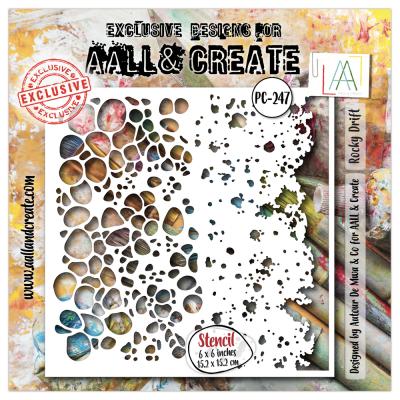 Aall and Create Stencil - Rocky Drift