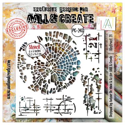Aall and Create Stencil - Abstract 21