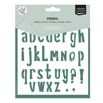 Vaessen Creative Carla Creates Stencil - Lowercase Letters