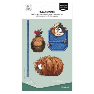 Vaessen Creative Carla Creates Stempel - Guinea Pigs 3