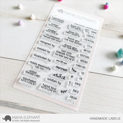Mama Elephant Stempel - Handmade Labels