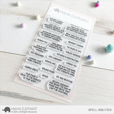 Mama Elephant Stempel - Spell Abilities