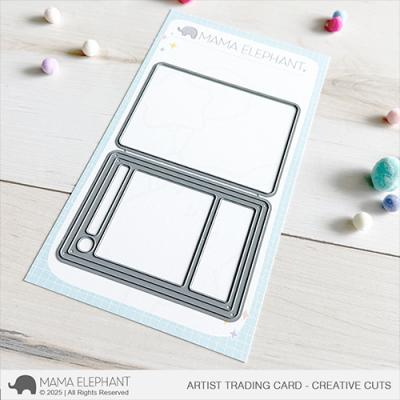 Mama Elephant Creative Cuts - Artist Trading Card