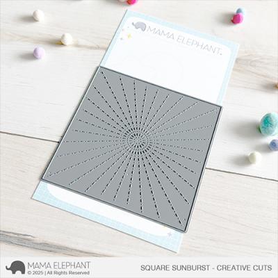 Mama Elephant Creative Cuts - Square Sunburst