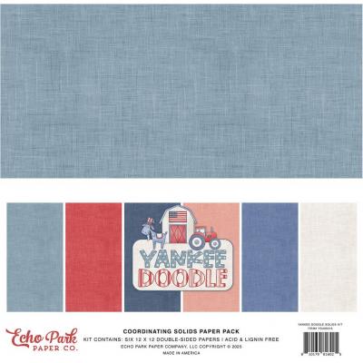 Echo Park Yankee Doodle - Coordinating Solids