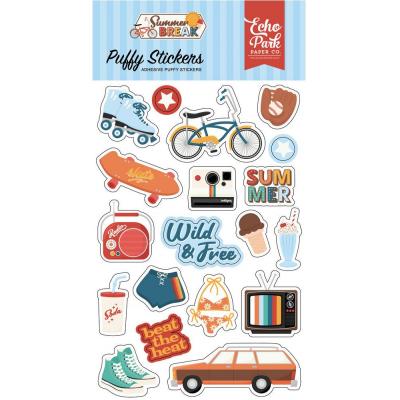 Echo Park Summer Break - Puffy Stickers