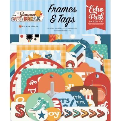 Echo Park Summer Break - Frames & Tags