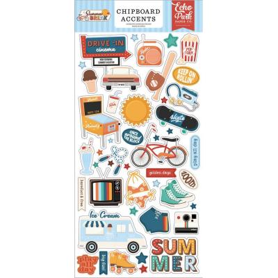 Echo Park Summer Break - Chipboard Accents