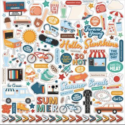 Echo Park Summer Break - Element Sticker