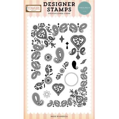 Carta Bella Cowgirl Stempel - Build A Bandana