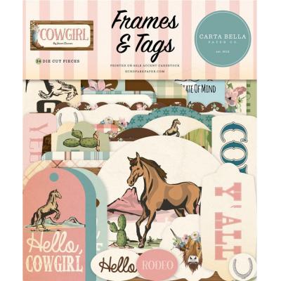 Carta Bella Cowgirl - Frames & Tags
