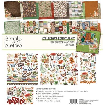 Simple Stories Simple Vintage Woodlands - Collector's Essential Kit