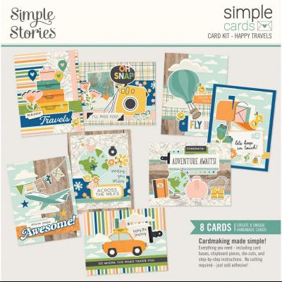 Simple Stories Happy Travels - Simple Cards Kit