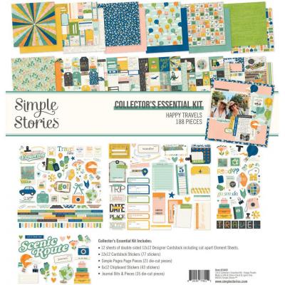 Simple Stories Happy Travels - Collector's Essential Kit