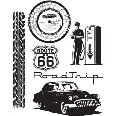 Stampers Anonymous Tim Holtz Stempel - Road Trip
