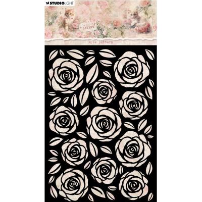 Studio Light A Cat's Secret Stencil  - Rose Pattern